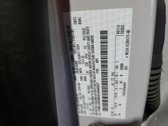 1FMCU9GN9SUA84527 - 2025 FORD ESCAPE ACTIVE 白色 照片 14