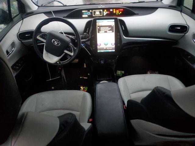 JTDKARFU4J3554498 - 2018 TOYOTA PRIUS ნაცრისფერი ფოტო 8