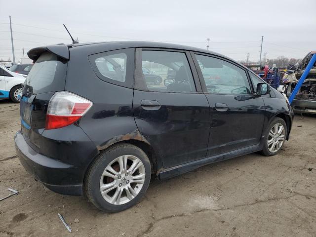 JHMGE8H44AS003185 - 2010 HONDA FIT SPORT BLACK photo 3