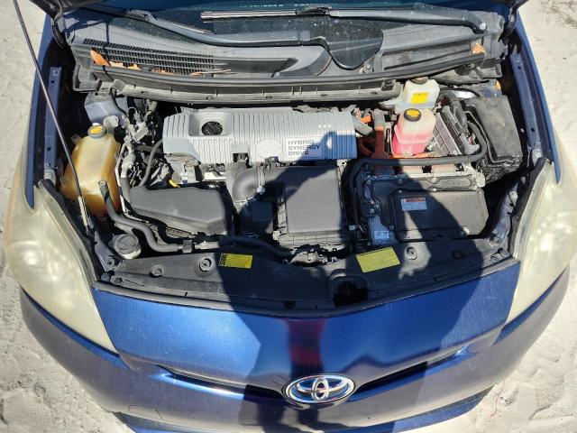 JTDKN3DU1D0352356 - 2013 TOYOTA PRIUS ლურჯი ფოტო 11