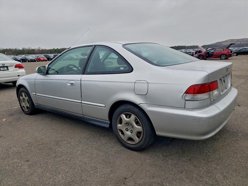 1HGEJ8249YL057701 - 2000 HONDA CIVIC EX SILVER photo 2