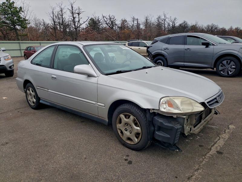 1HGEJ8249YL057701 - 2000 HONDA CIVIC EX SILVER photo 4