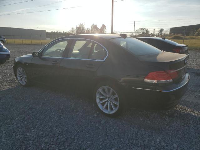 WBAHL83547DT07929 - 2007 BMW 750 I შავი ფოტო 2