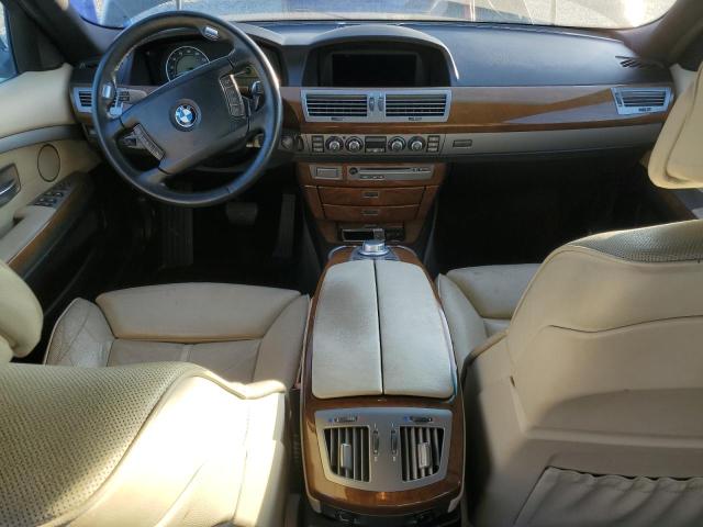 WBAHL83547DT07929 - 2007 BMW 750 I შავი ფოტო 8