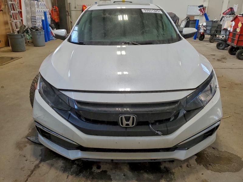 2HGFC2F75LH019355 - 2020 HONDA CIVIC EX WHITE photo 5