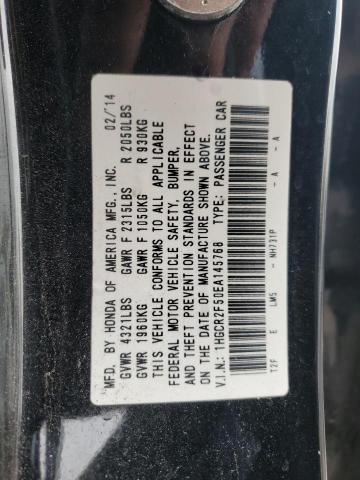 1HGCR2F50EA145768 - 2014 HONDA ACCORD SPORT 黑色 照片 12