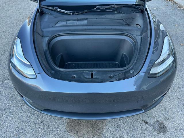 5YJYGAEE3MF144318 - 2021 TESLA MODEL Y GRAY photo 7