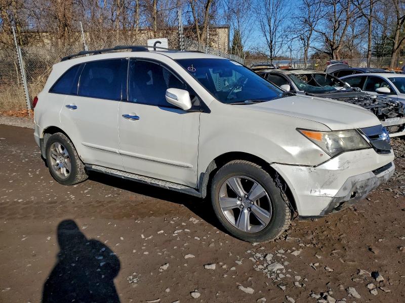2HNYD28487H512275 - 2007 ACURA MDX TECHNOLOGY Սպիտակ լուսանկար 4