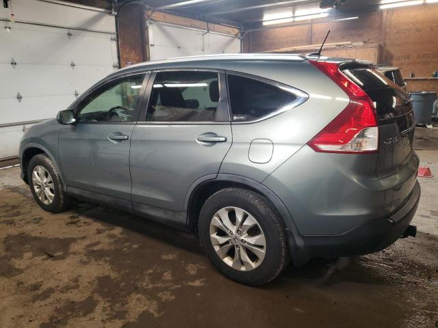 JHLRM4H78CC020488 - 2012 HONDA CR-V EXL ლურჯი ფოტო 2