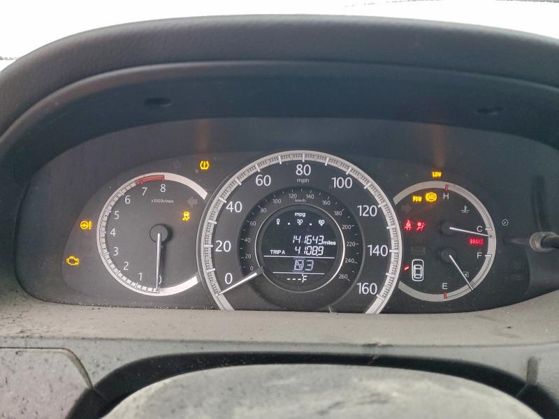 1HGCR3F88DA034951 - 2013 HONDA ACCORD EXL WHITE photo 9