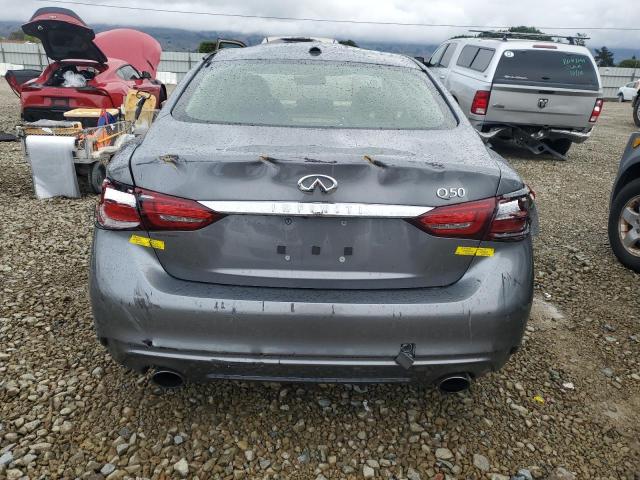 JN1EV7AP0JM360393 - 2018 INFINITI Q50 LUXE CHARCOAL photo 6