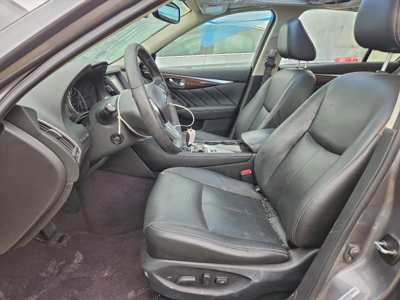 JN1EV7AP0JM360393 - 2018 INFINITI Q50 LUXE CHARCOAL photo 7