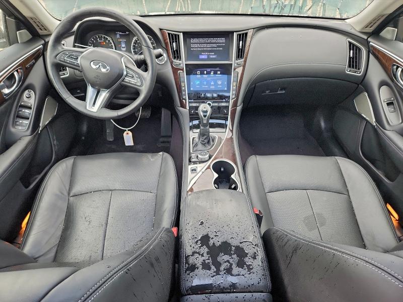 JN1EV7AP0JM360393 - 2018 INFINITI Q50 LUXE CHARCOAL photo 8
