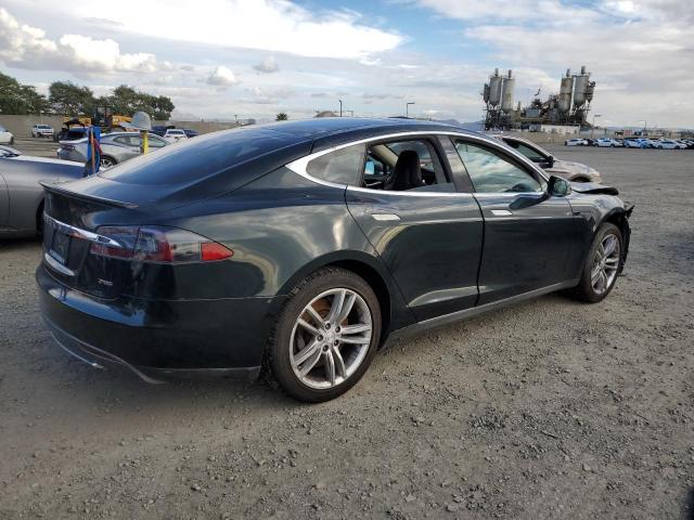 5YJSA1DP8DFP04280 - 2013 TESLA MODEL S GREEN photo 3