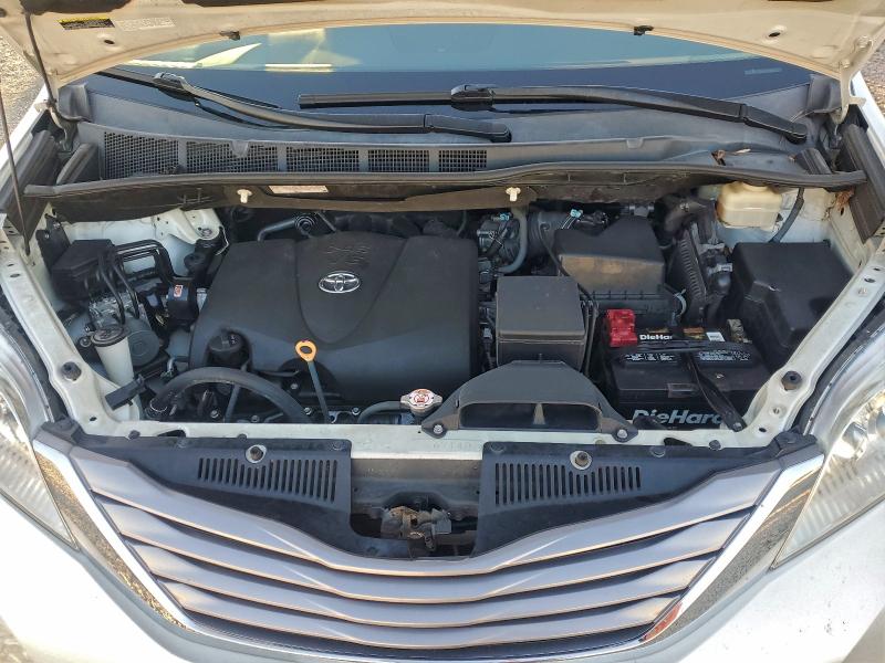 5TDDZ3DC8HS152243 - 2017 TOYOTA SIENNA XLE თეთრი ფოტო 12