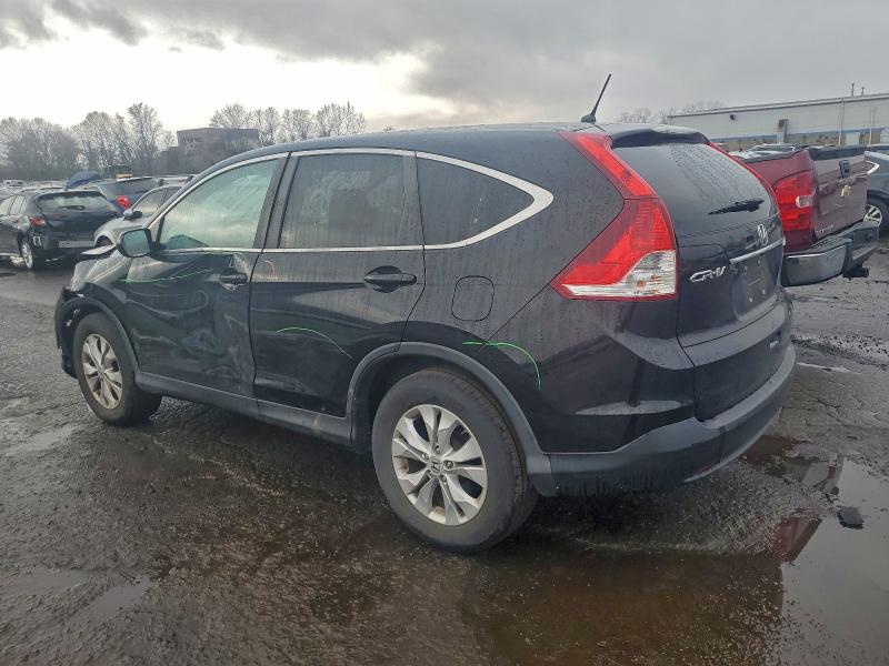 2HKRM4H59DH686437 - 2013 HONDA CR-V EX BLACK photo 2
