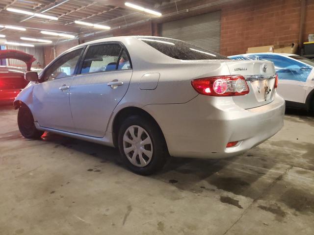 JTDBU4EE5B9167848 - 2011 TOYOTA COROLLA BASE SILVER photo 2