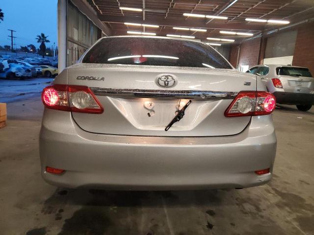 JTDBU4EE5B9167848 - 2011 TOYOTA COROLLA BASE SILVER photo 6