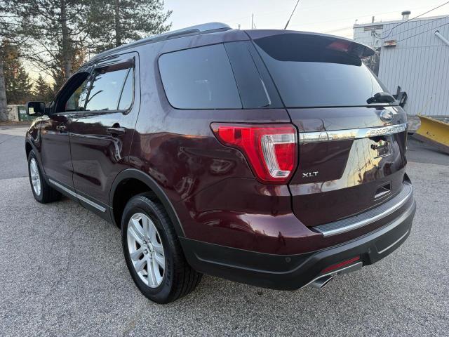 1FM5K8D85JGB14370 - 2018 FORD EXPLORER XLT 勃艮第红 照片 3