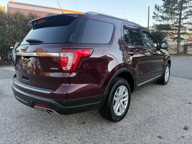 1FM5K8D85JGB14370 - 2018 FORD EXPLORER XLT 勃艮第红 照片 4