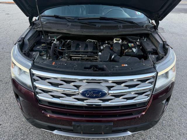 1FM5K8D85JGB14370 - 2018 FORD EXPLORER XLT 勃艮第红 照片 7