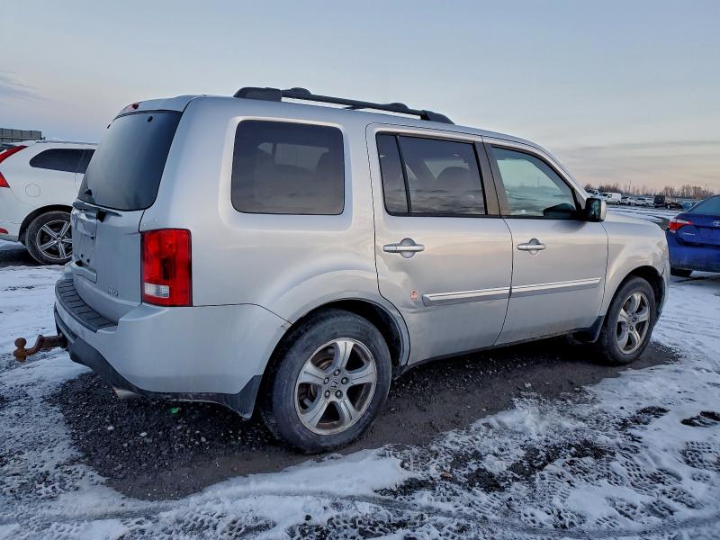 5FNYF4H50CB505017 - 2012 HONDA PILOT EXL Gümüş foto 3