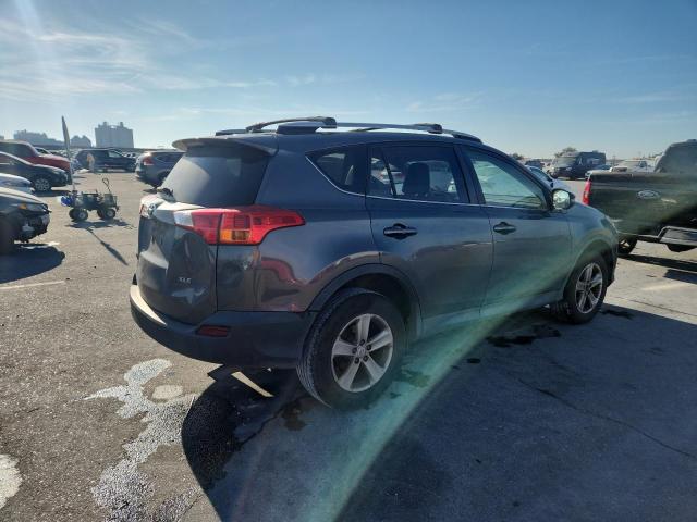 JTMWFREV2EJ007311 - 2014 TOYOTA RAV4 XLE GRAY photo 3