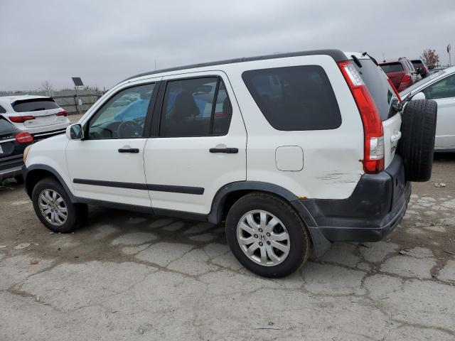 JHLRD78866C037899 - 2006 HONDA CR-V EX WHITE photo 2
