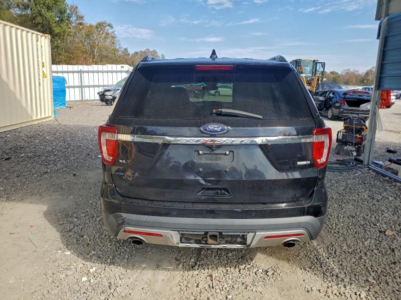 1FM5K8DH3GGC21121 - 2016 FORD EXPLORER XLT BLACK photo 6
