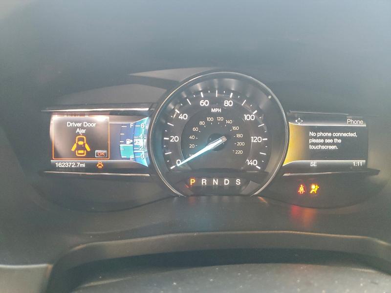 1FM5K8DH3GGC21121 - 2016 FORD EXPLORER XLT BLACK photo 9