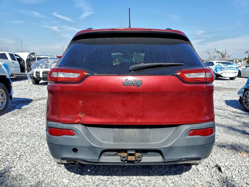 1C4PJLAB3HW535801 - 2017 JEEP CHEROKEE SPORT RED photo 6