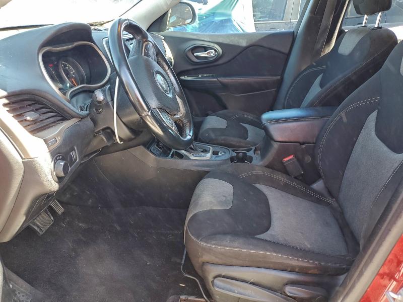 1C4PJLAB3HW535801 - 2017 JEEP CHEROKEE SPORT RED photo 7