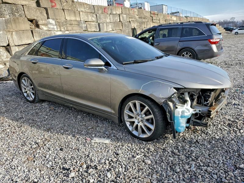3LN6L2LU5GR624572 - 2016 LINCOLN MKZ HYBRID GRAY photo 4