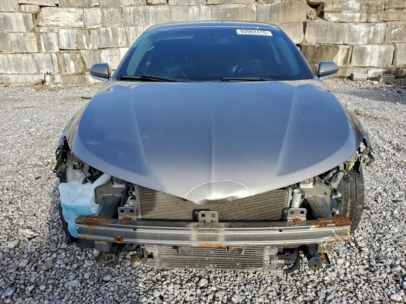 3LN6L2LU5GR624572 - 2016 LINCOLN MKZ HYBRID GRAY photo 5