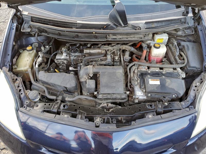 JTDKN3DU8D0338681 - 2013 TOYOTA PRIUS BLUE photo 11