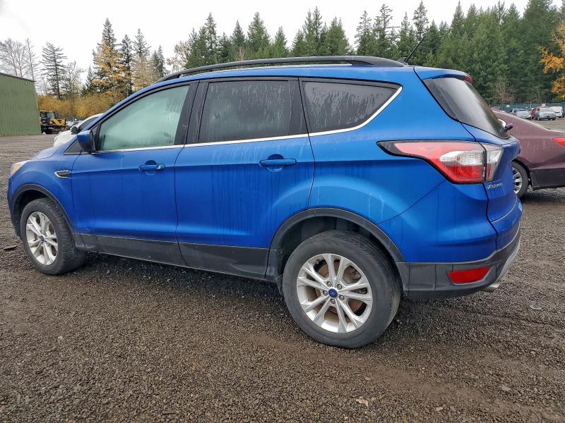 1FMCU9HD5JUB44937 - 2018 FORD ESCAPE SEL Bleu photo 2