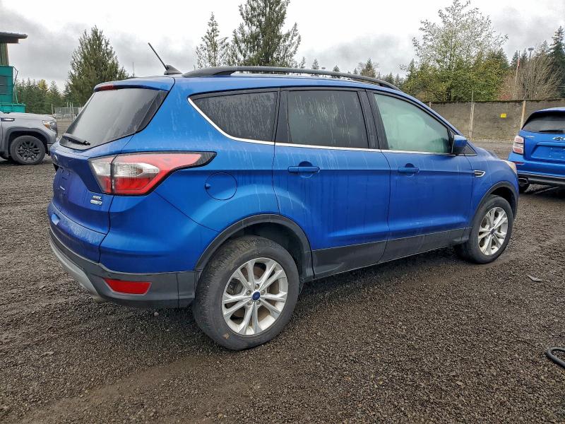 1FMCU9HD5JUB44937 - 2018 FORD ESCAPE SEL Bleu photo 3