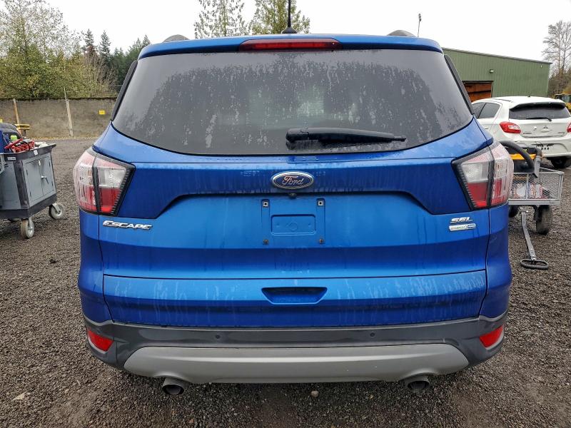 1FMCU9HD5JUB44937 - 2018 FORD ESCAPE SEL Bleu photo 6