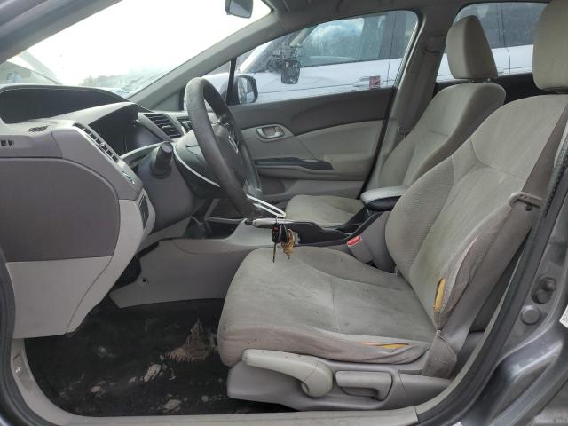 19XFB2F53CE042998 - 2012 HONDA CIVIC LX GRAY photo 7