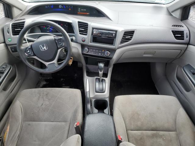 19XFB2F53CE042998 - 2012 HONDA CIVIC LX GRAY photo 8