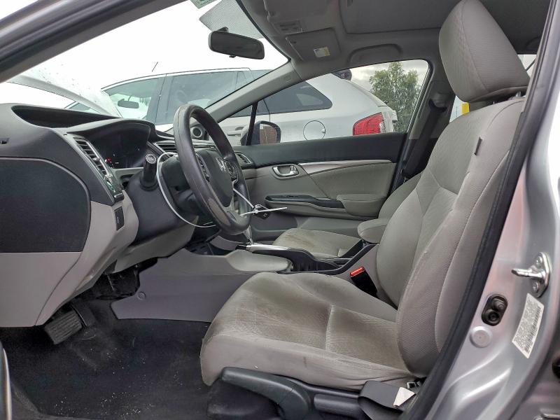 19XFB2F8XFE044665 - 2015 HONDA CIVIC EX SILVER photo 7
