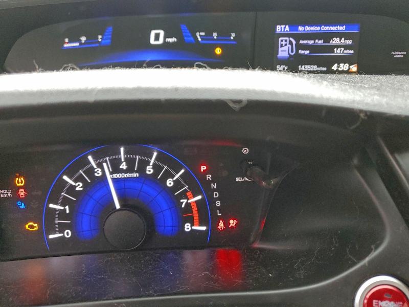 19XFB2F8XFE044665 - 2015 HONDA CIVIC EX SILVER photo 9