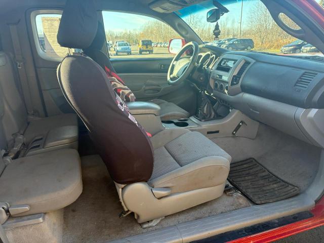 5TEUU4EN6AZ706991 - 2010 TOYOTA TACOMA ACCESS CAB Rojo foto 5