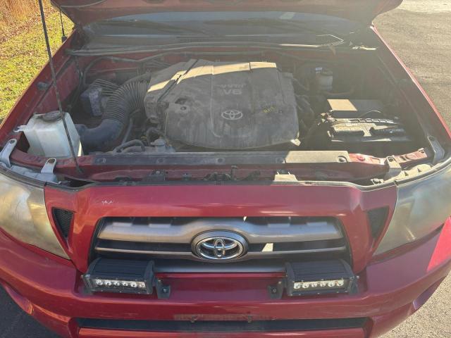 5TEUU4EN6AZ706991 - 2010 TOYOTA TACOMA ACCESS CAB Rojo foto 7