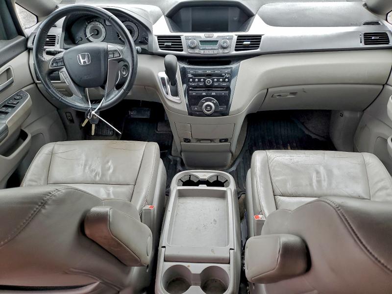 5FNRL5H6XDB043238 - 2013 HONDA ODYSSEY EXL Argent photo 8