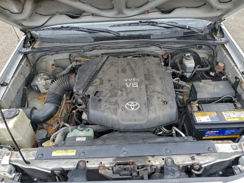 5TEUU42N37Z366941 - 2007 TOYOTA TACOMA ACCESS CAB ვერცხლისფერი ფოტო 11