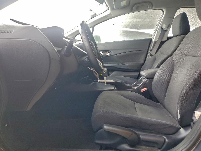 2HGFB2F59DH567846 - 2013 HONDA CIVIC LX Մոխրագույն լուսանկար 7