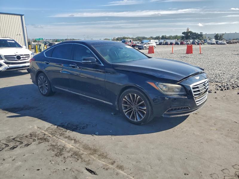KMHGN4JE5FU015401 - 2015 HYUNDAI GENESIS 3.8L Schwarz Foto 4