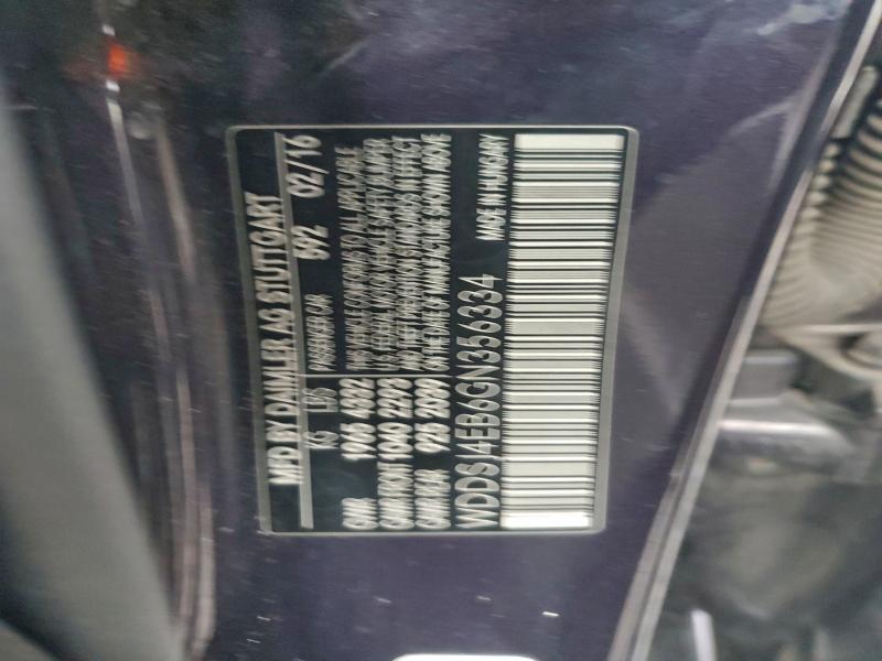 WDDSJ4EB6GN356334 - 2016 MERCEDES-BENZ CLA 250 PURPLE photo 12