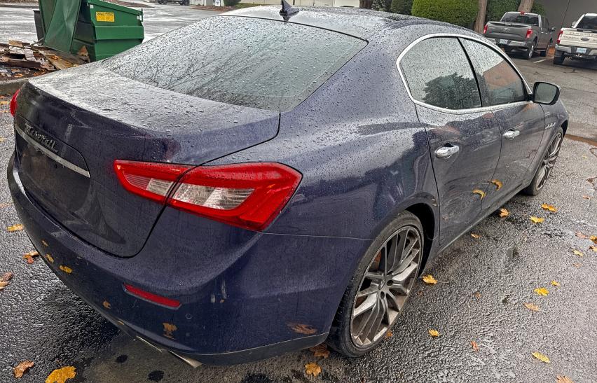 ZAM57RSA7G1168911 - 2016 MASERATI GHIBLI S ლურჯი ფოტო 4